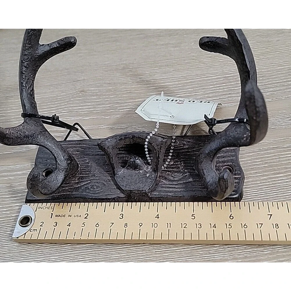 Red Shed Rustic Cast‎ Iron Wall Hanging Antler Style Bottle Opener New
